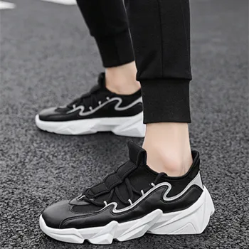 

Stylish men Running Shoes Harajuku Sneakers Breathable Sports Walking mens shoes Classic comfortable mesh men casual shoes