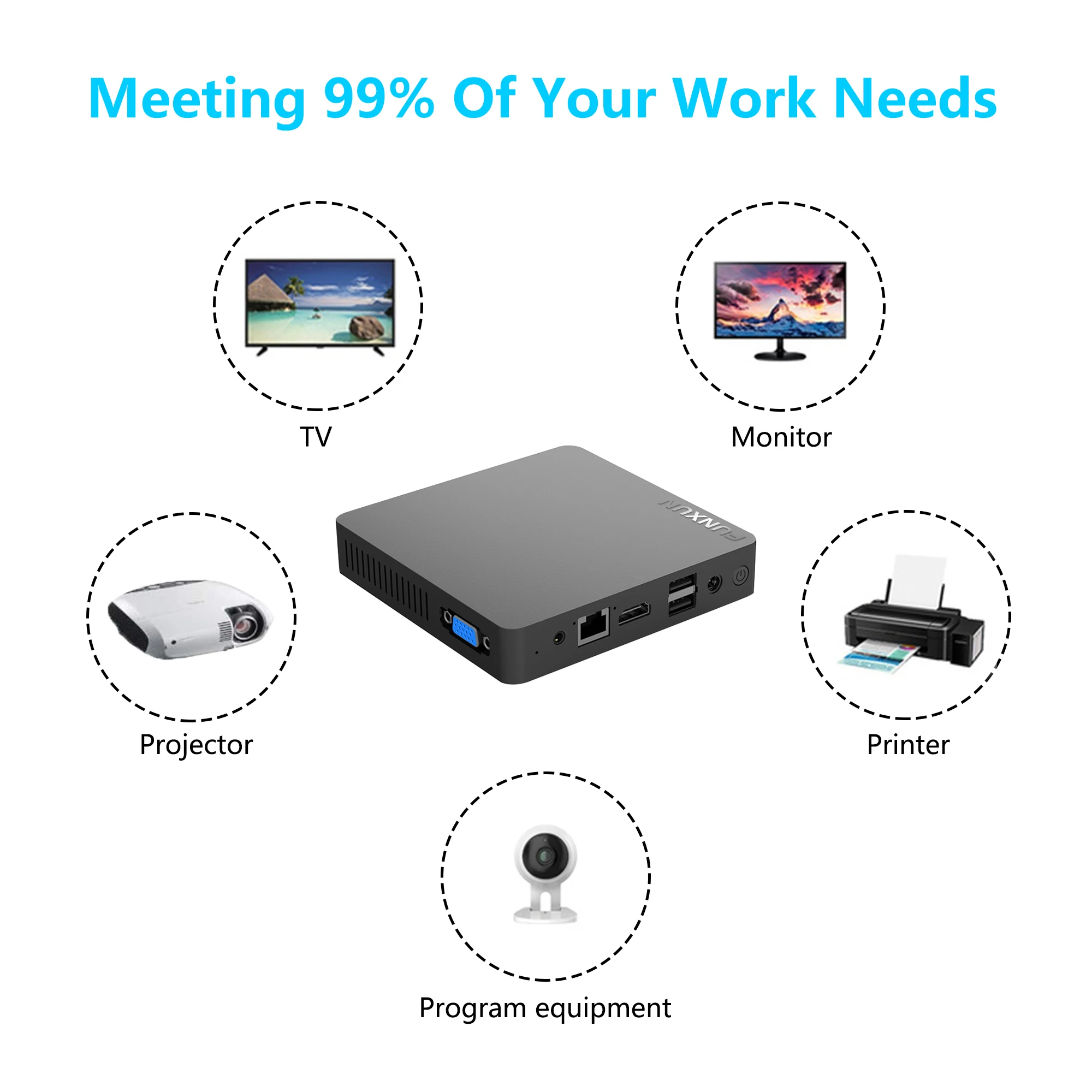 PROD 1005003401048062 New B20 Windows10 BT4.0 Mini PC N3350 Smart
Desktop PC 6G+64G 2.4G WiFi VGA/HDMI-compatible Office MiNi Computer PK
Beelink BT4