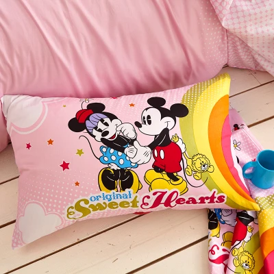 076 Наволочка из хлопка disney, 1 шт., домашний текстиль с изображением Красного Микки и Минни, Детские наволочки, 48x74 см, горячая распродажа, подарок - Цвет: 076