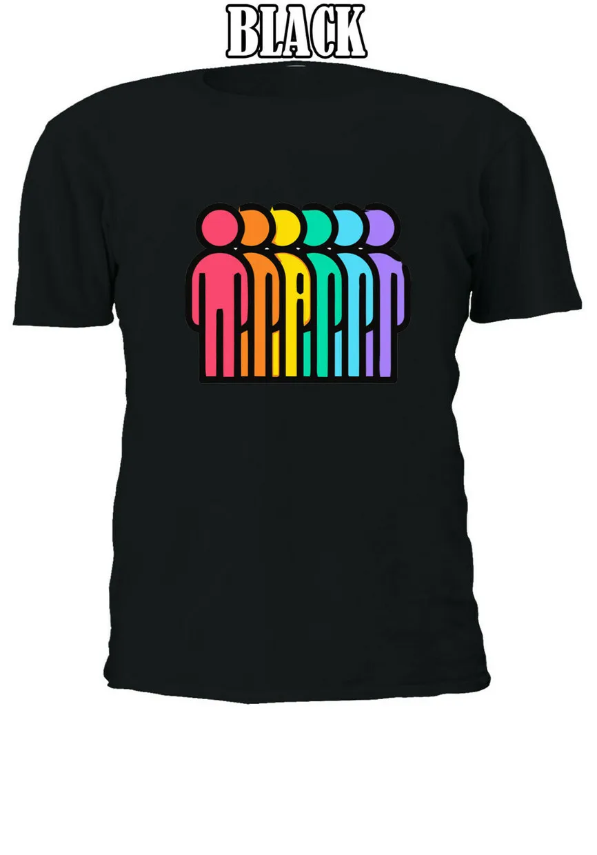 We Are All Humanrainbow печать Гей Гордость лесбиянок ЛГБТ-футболка для мужчин и женщин