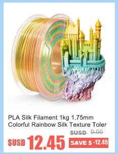 AW PETG Filament 1kg 1.75mm Tolerance 0.02mm FDM 3D Printer Material with Spool High Strength Non-toxic 100% No Bubble Filaments