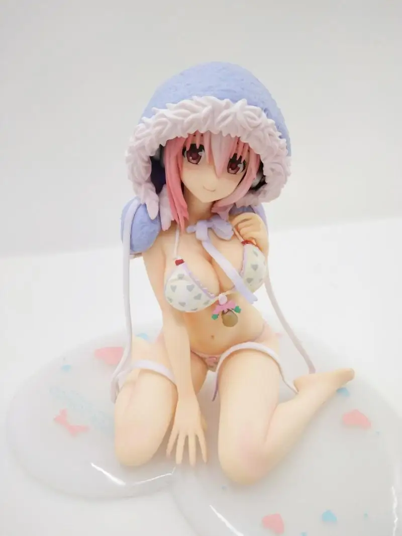 Anime SUPER SONICO Swimsuit Santa Ver. 1/7 Scale Painted PVC Action Figure Model Toys Xmas Gift Sexy Girl Lady New Brinquedos | Игрушки и