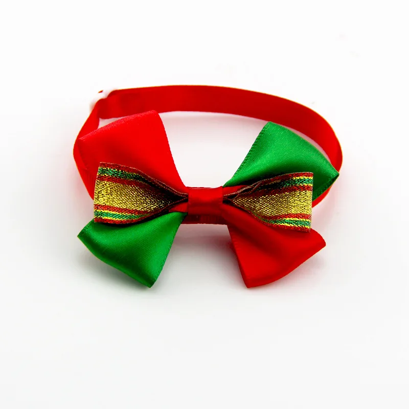 Bow Tie H Счастливого Рождества ошейник для питомца кошки собаки регулируемый галстук-бабочка шейный ремень аксессуары для ухода за собакой товары для домашних животных Рождественский Декор - Цвет: Bow Tie H