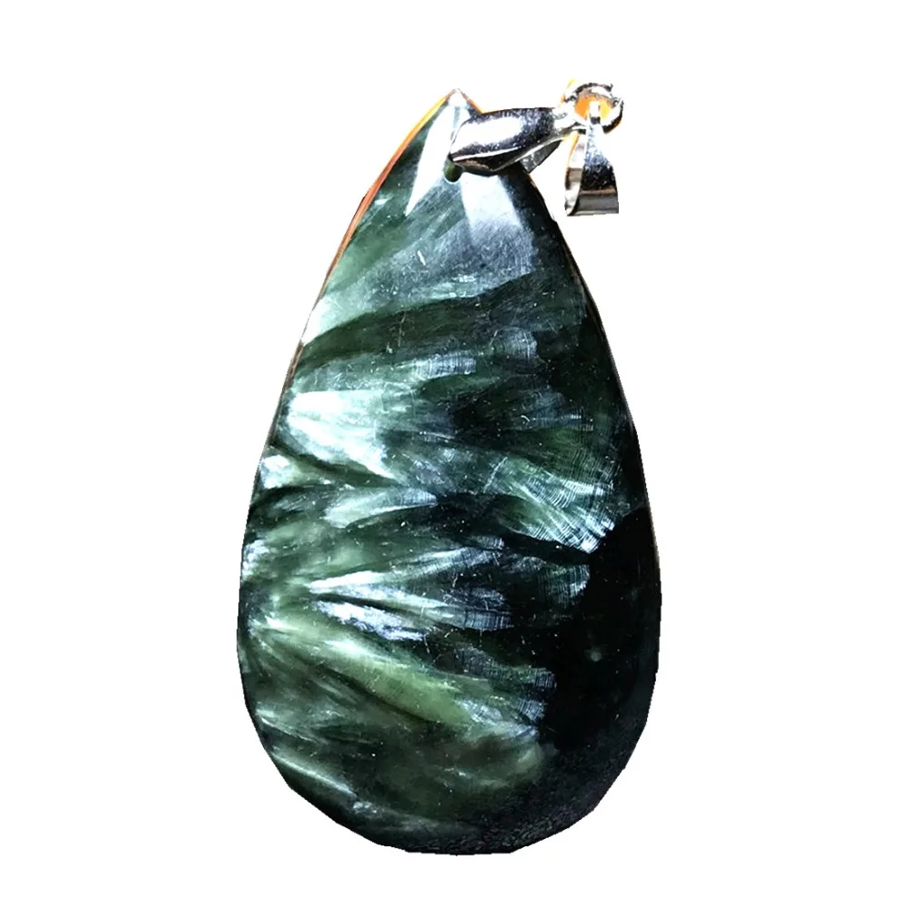 Green Seraphinite Pendant (39)