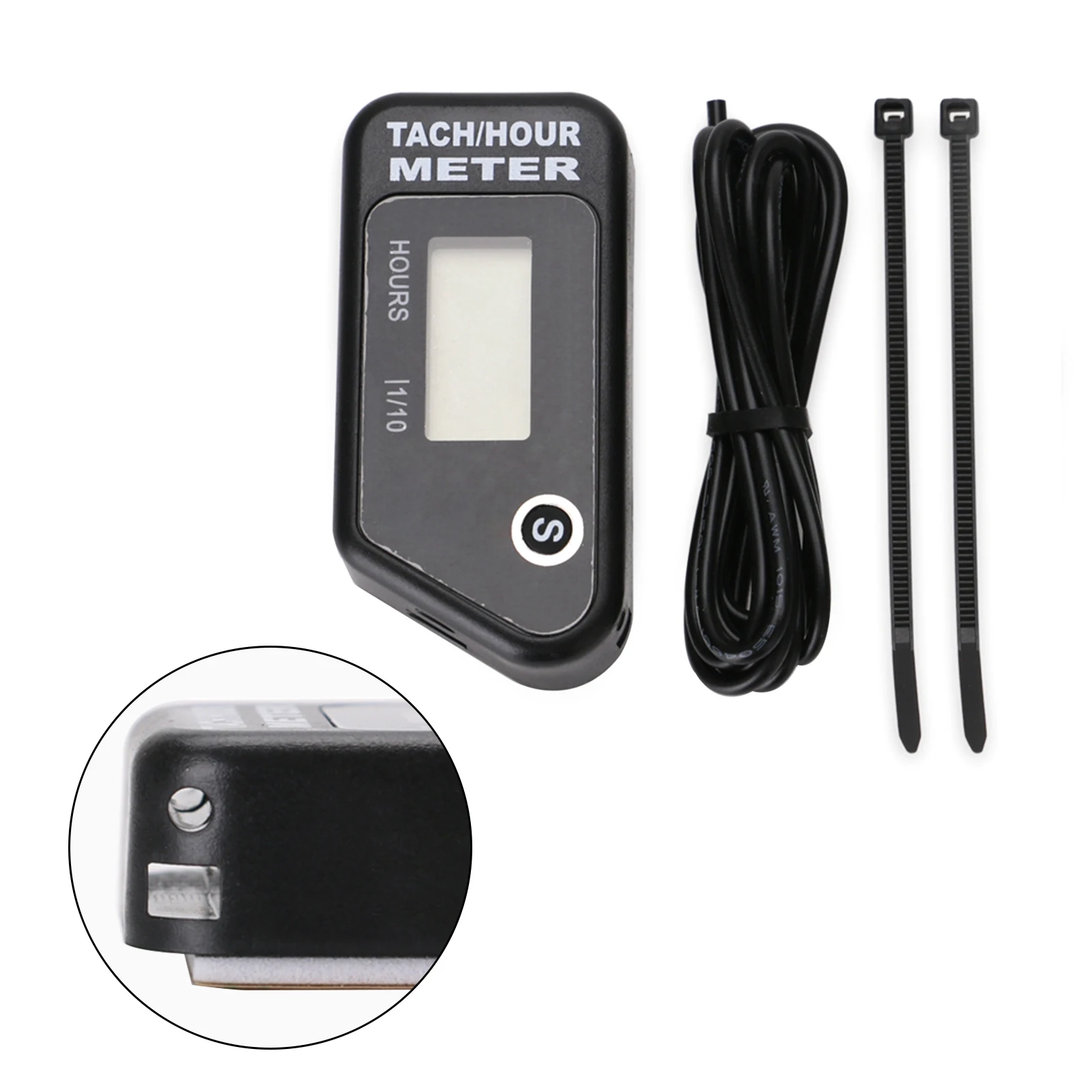 Water Proof Lcd Wireless Vibration Hour Meter Counter For