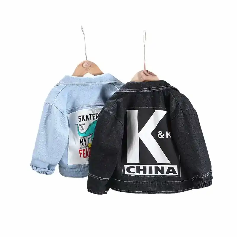 black denim jacket baby