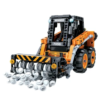 

Bricks Snowplow Engineering vehicle series Car model Building Blocks toys for Childrens gift Boy 372Pcs