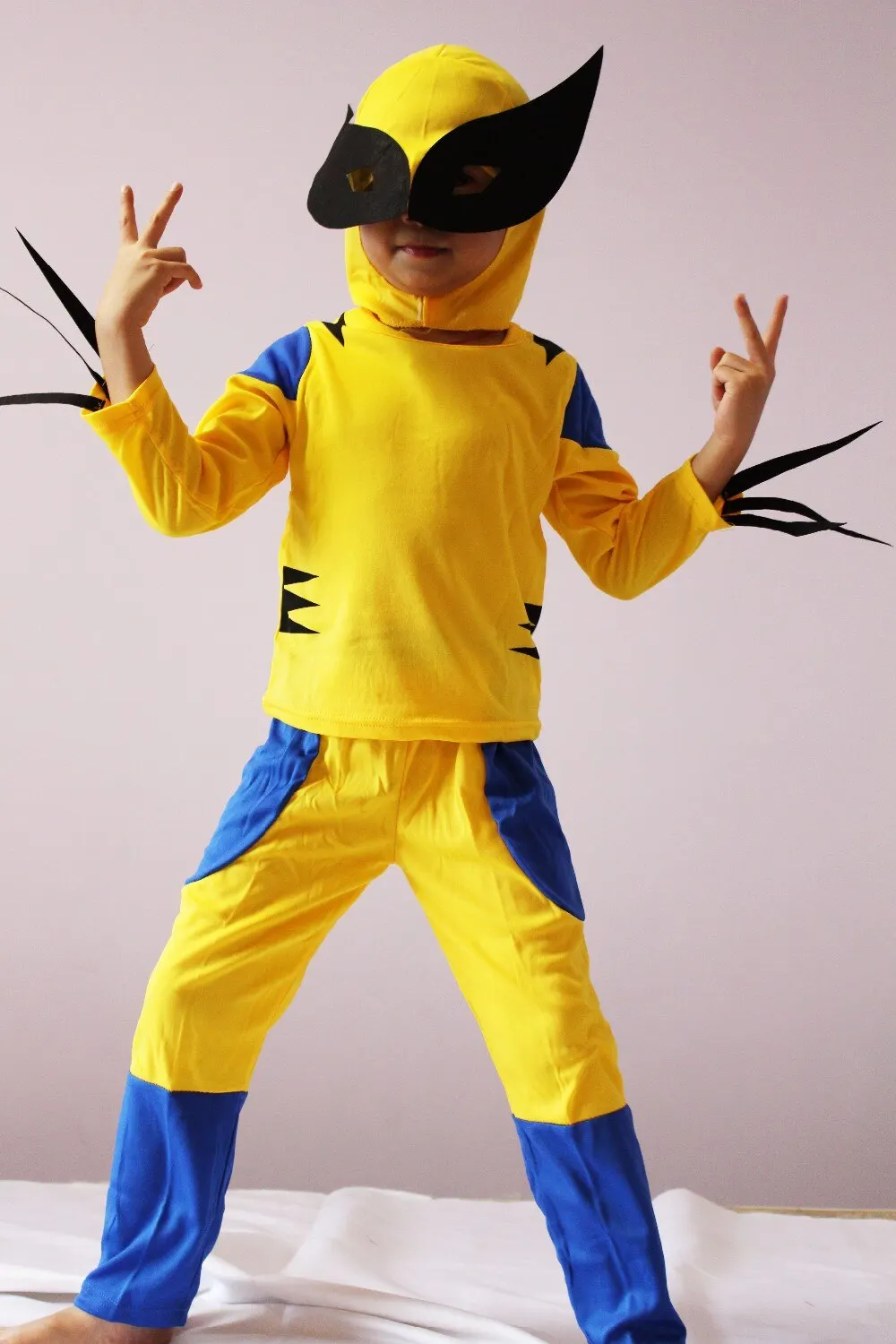 Новые костюмы Росомаха с когтями детские на Хэллоуин для детей маскарадные
