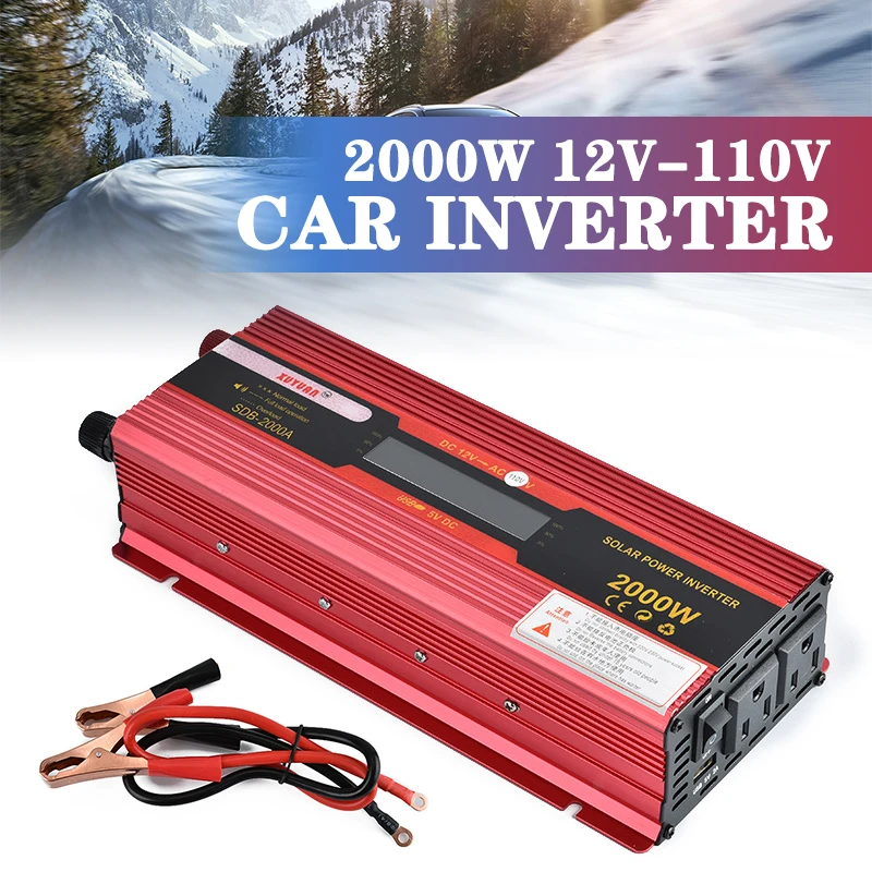 2000 Вт модифицированный автомобильный инвертор синусоидальной волны 12 В