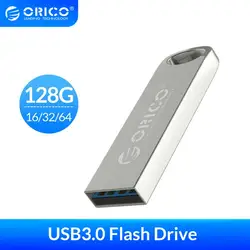 ORICO – clé USB 3.0 en métal étanche, support à mémoire de 16GB 32GB 64GB 128GB, lecteur Flash 