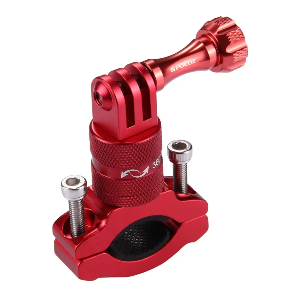 

PULUZ 360 Degree Rotation Bicycle Adapter Mount Aluminum Alloy Handlebar With Screw For Sport Camera Go pro Accessories