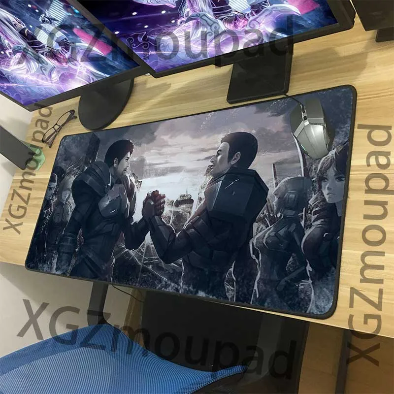 XGZ 3D Аниме на заказ большой игровой коврик для мыши Черный замок край интернет кафе компьютерная клавиатура Настольный коврик резиновая нескользящая удобная Xxl