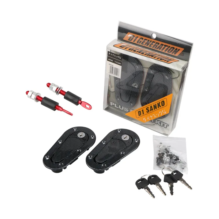 buy them safely Fit CRX Car Racing Mount Latch Hood Pin Locking Kit Key