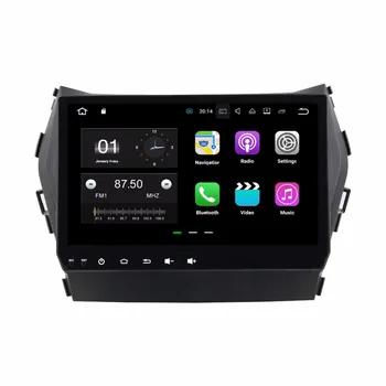 

9" Octa Core IPS screen Android 10 Car GPS radio Navigation for Hyundai ix45 Santa fe 2013-2017 with 4G/Wifi,DVR,1080P