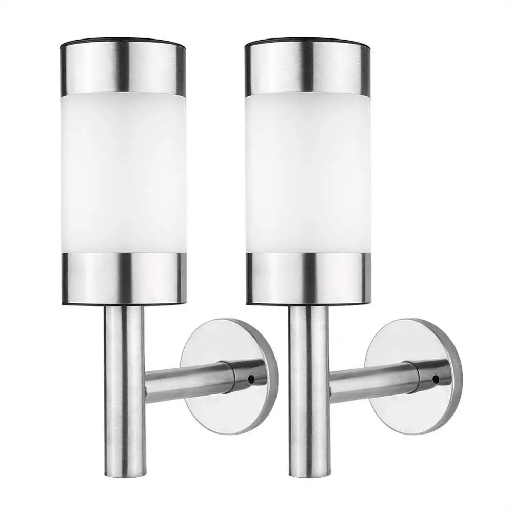 Modern LED Wall Lamp Solar Powered Sconce Wall Lights Outdoor Garden Porch Light Waterproof