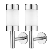Modern LED Wall Lamp Solar Powered Sconce Wall Lights Outdoor Garden Porch Light Waterproof Modern LED Wall Lamp Solar Powered Sconce Wall Lights Outdoor Garden Porch Light Waterproof