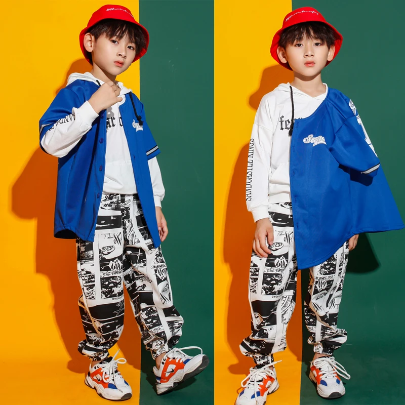 Kid dancing Hip Hop Clothing Casual Sweatshirt Hoodie Jogger Pants for Girls Boy Dance Costume Ballroom Dancing Clothes Outfits |