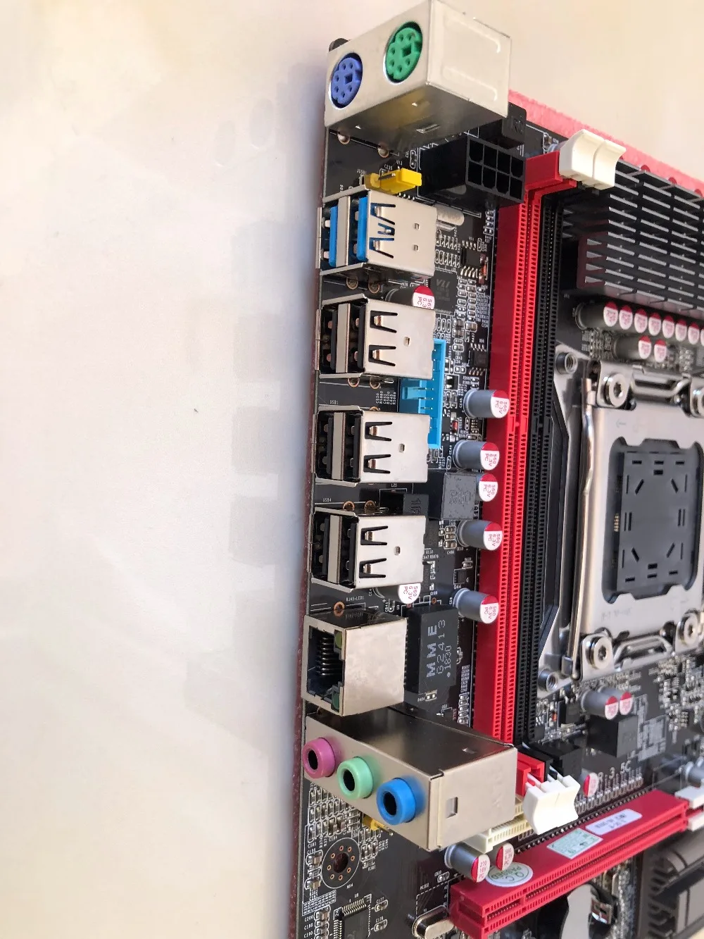 Новая материнская плата X79 E5 3.5C MATX SATA3.0 и USB 3 0 порты LGA2011 4 DIMM слота DDR3 до 64 ГБ|8025 fan|mini