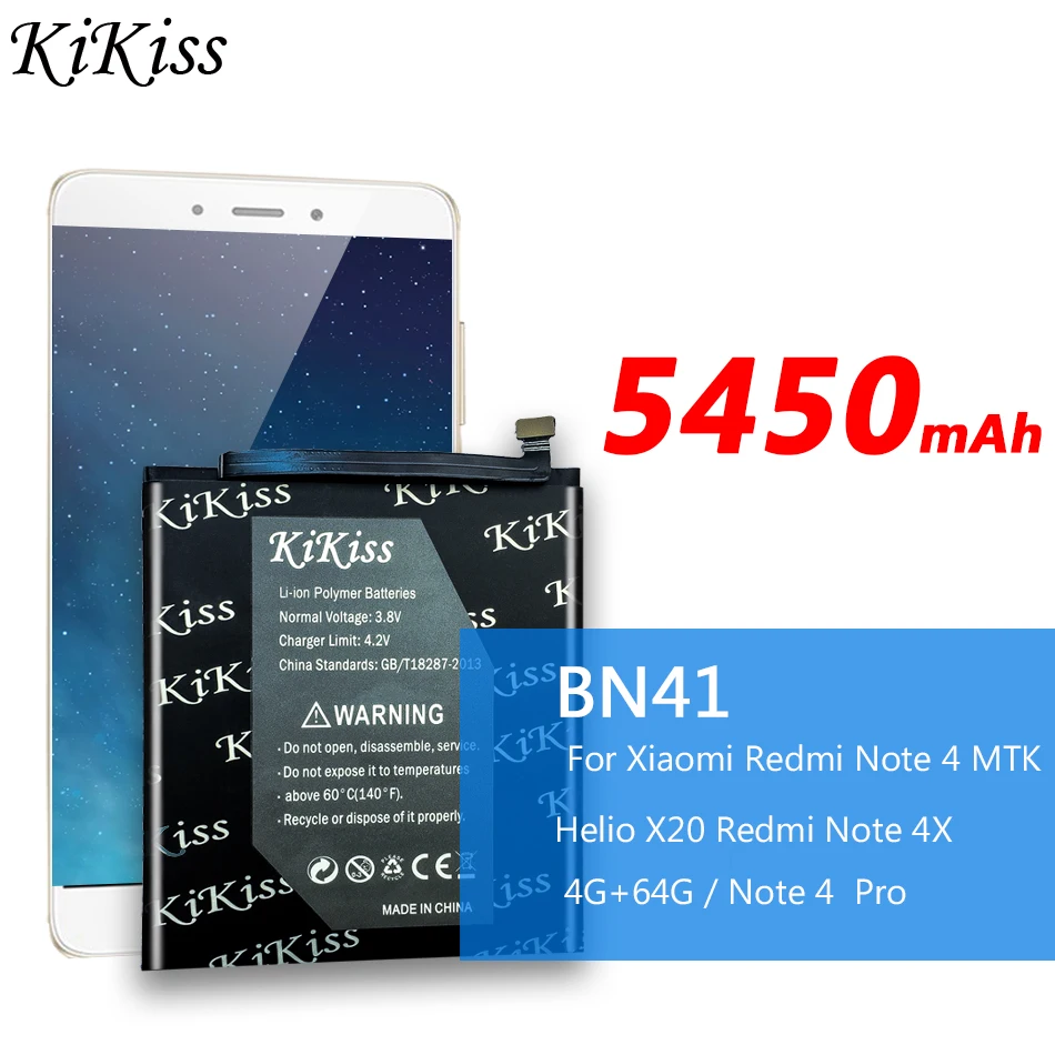 Батарея BM45 BM46 BN41 BN43 BM42 для Xiaomi Redmi Note 2 3 4 4X мобильного телефона Redmi Note2 Note3 Note4 Замена литий-ионный аккумулятор