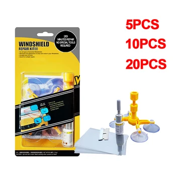 

A5/10/20PCS Windshield Repair Kit Car Window Glass Scratch Crack Restore Repair Tool Car Window Screen Polishing Tool