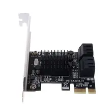 88SE9215 PCIE для SATA карта PCI-E адаптер Express для SATA3.0 карта расширения 4 порта SATA III 6G SSD HDD IPFS Mining X6HA