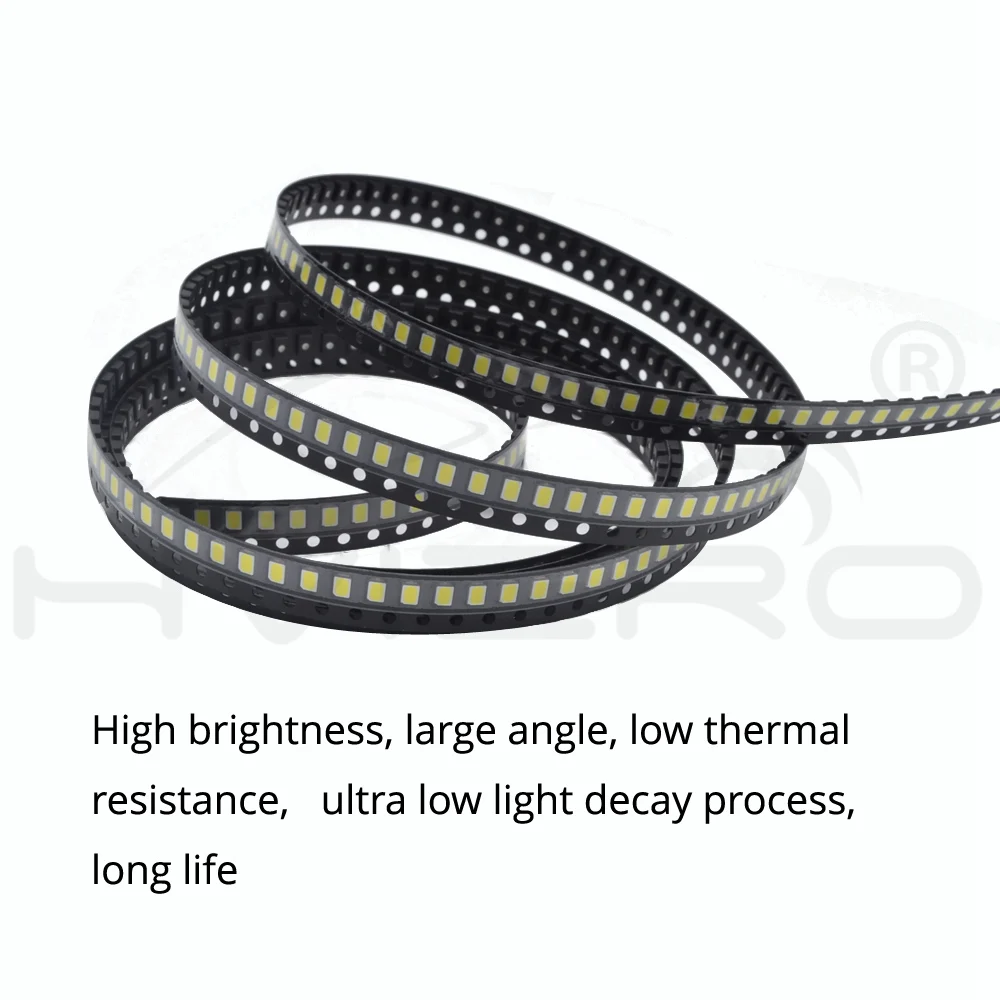 Hviero 500Pcs 3020 SMD SMT LED White Red Green Blue Ultra Bright Chip 6500K 6-7LM 20MA Diode LED Light Emitting Diodes Lamp PCB Bulbs 