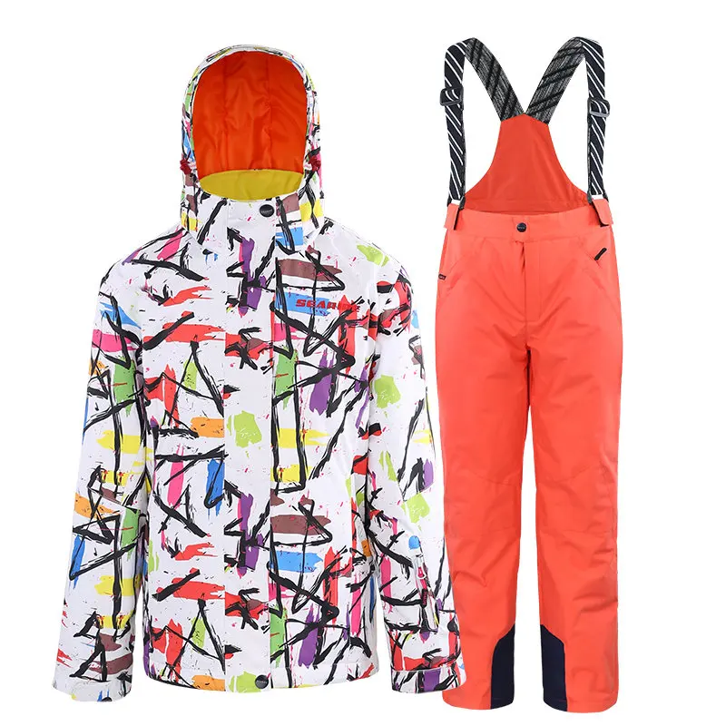 Лыжный костюм для детей - Цвет: color 4 set