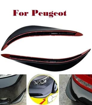 

car styling Car stickers Plastic Trim Car Bumper Guard for 1007 107 108 2008 206 207 208 208 GTi 301 307 3008 Stickers
