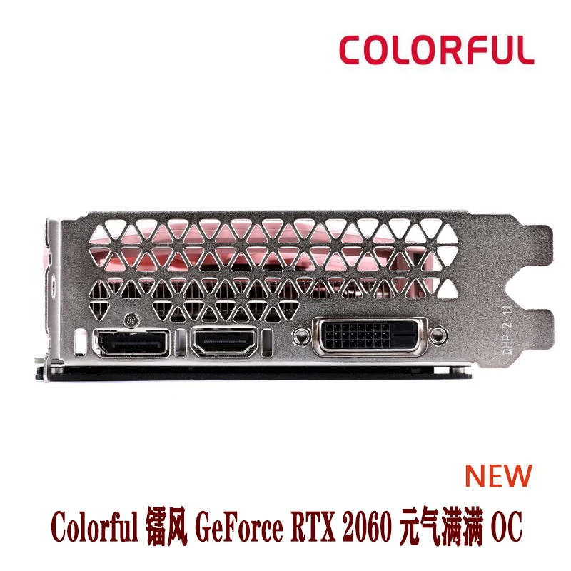 Colorful GeForce RTX 2060 OC 6G NEW 12nm 6G GDDR6 192bit Video Cards GPU Desktop CPU Motherboard latest gpu for pc