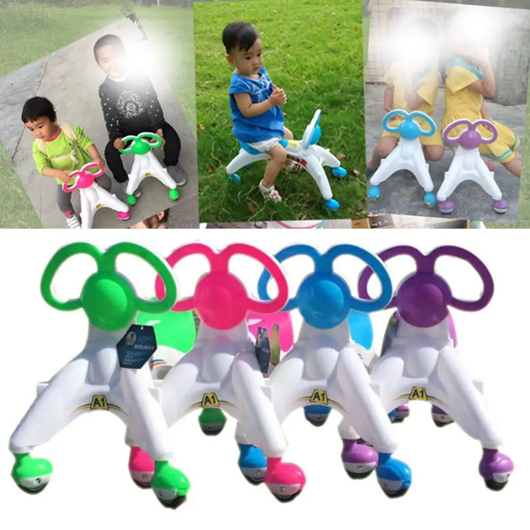 

Baby Scooter Mute Wheel Children Balance Push 80KG 1-3 Years old Sliding Green, Purple, Blue, Red Bike