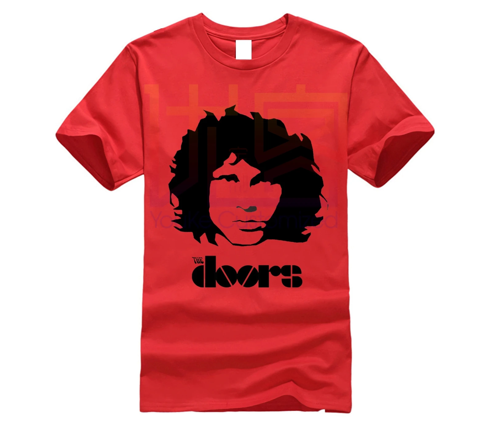 Лето новинка мужчины The Doors Футболка Jim Morrison Rock короткий рукав|Футболки| |