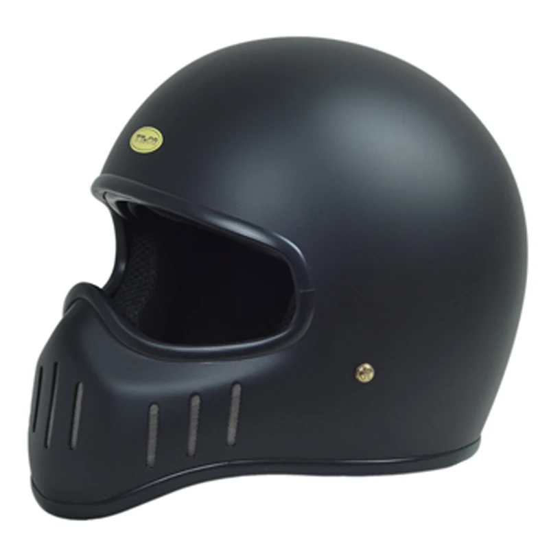 Men Vintage Motorcycle Helmet Motocross 