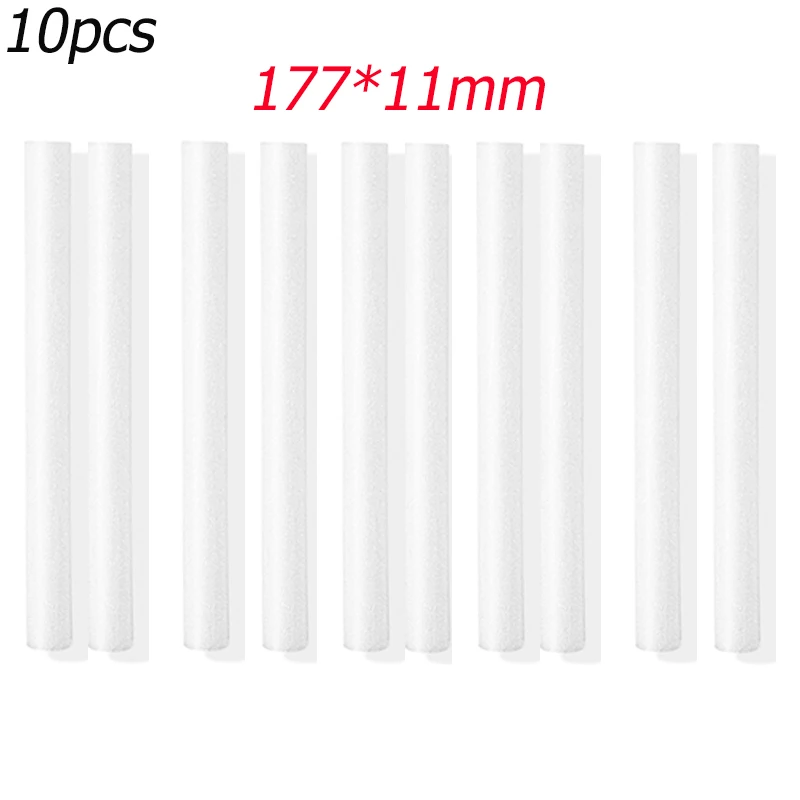10pcs 11*17mm Humidifier Cotton Filter Cotton Sponge Stick Cotton Swab