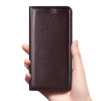 

Vintage Litch Genuine Leather Case For ZTE Nubia N1 / N1 Lite / N2 N3 M2 Mobile Phone Retro Flip Cover Leather Cases