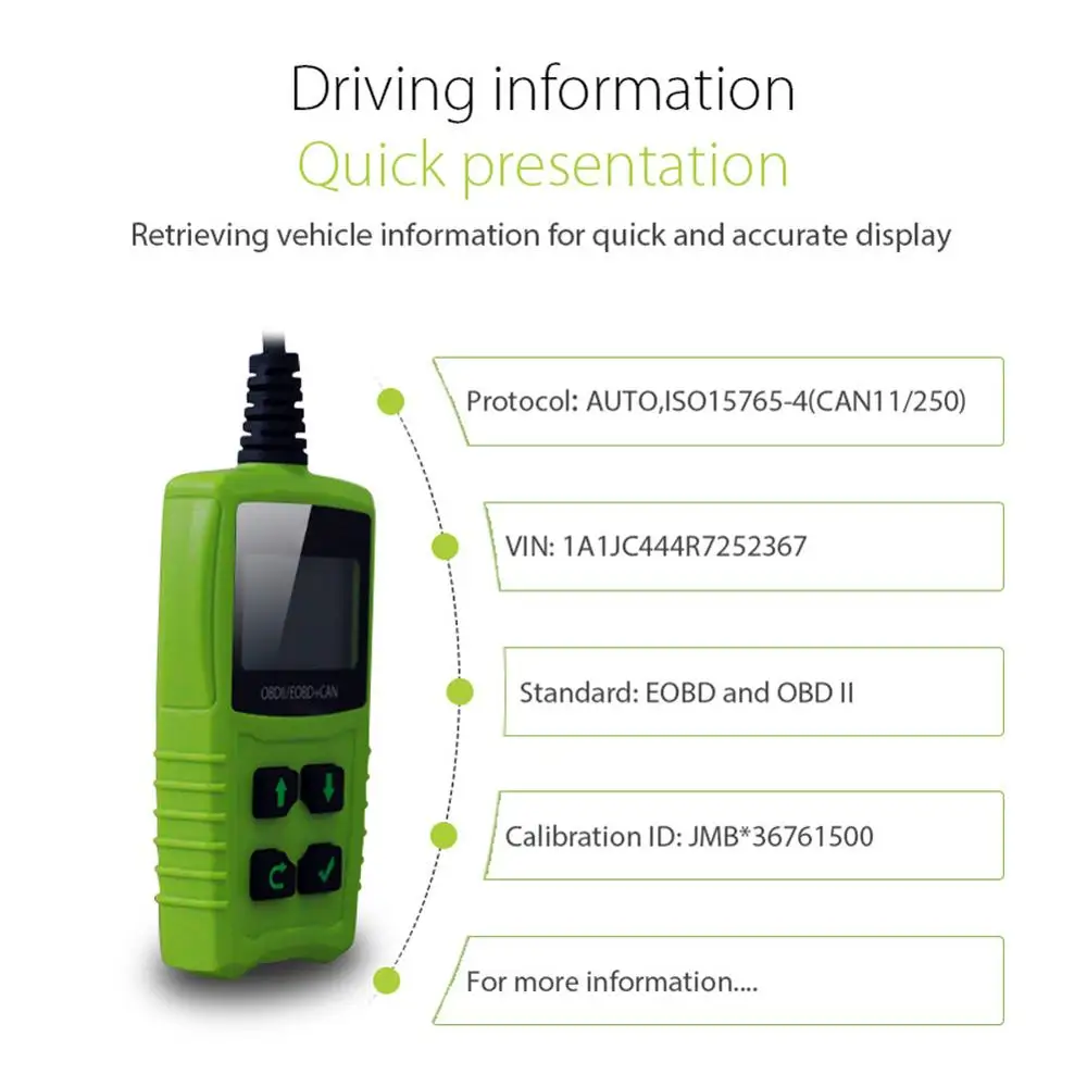 Автомобильный диагностический инструмент универсальный OBD2 автомобильный диагностический сканер Автомобильный сканер Диагностический для всех автомобилей считывание информации о транспортном средстве