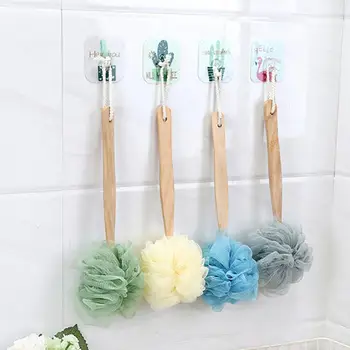 

Long Handle Shower Ball Body Cleaning Mesh Shower Wash Sponge Flower Bath Brush Back Body Cleaning Massage Scrubber