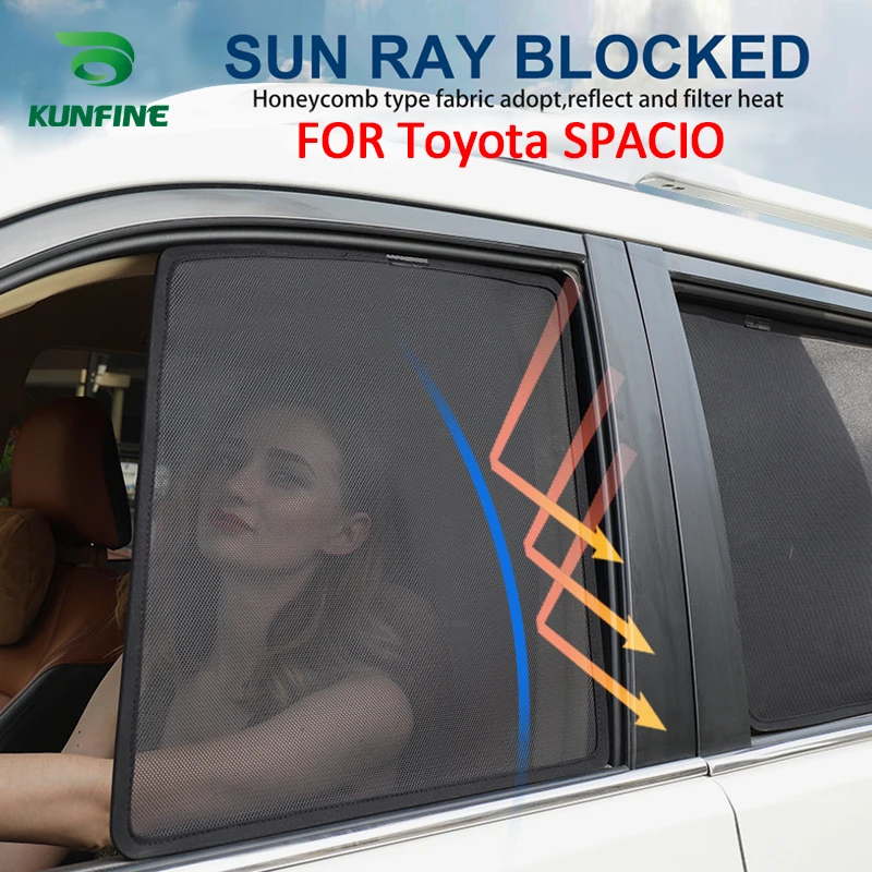 Magnetic Car Window Sun Shade Mesh Shade Blind For Toyota SPACIO