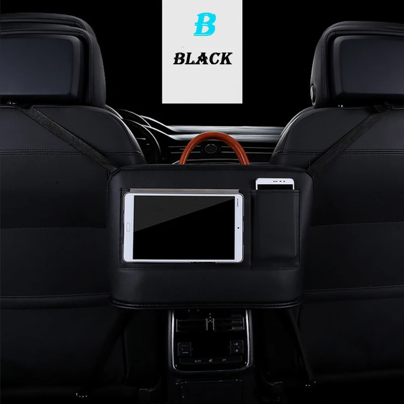 Кожаная сумка для хранения для Audi A3 A4 B8 B6 A6 Mercedes Benz W205 W204 Skoda Octavia A5 A7 2 Abarth - Название цвета: B-H