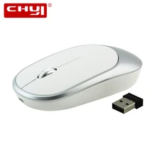 CHYI, беспроводная ультра тонкая компьютерная мышь, перезаряжаемая, бесшумная, 2,4 ГГц, оптическая, Usb, Mause, 3D, тонкая, эргономичная, для офиса, ПК, мыши для ноутбука