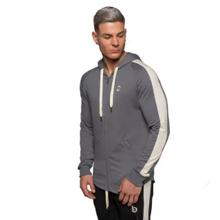 Muscle Brother, Осенние новые продукты, спортивные, для бега, фитнеса, с длинным рукавом, мужские, тянущиеся, хлопковые, облегающие, тренировочные Топы