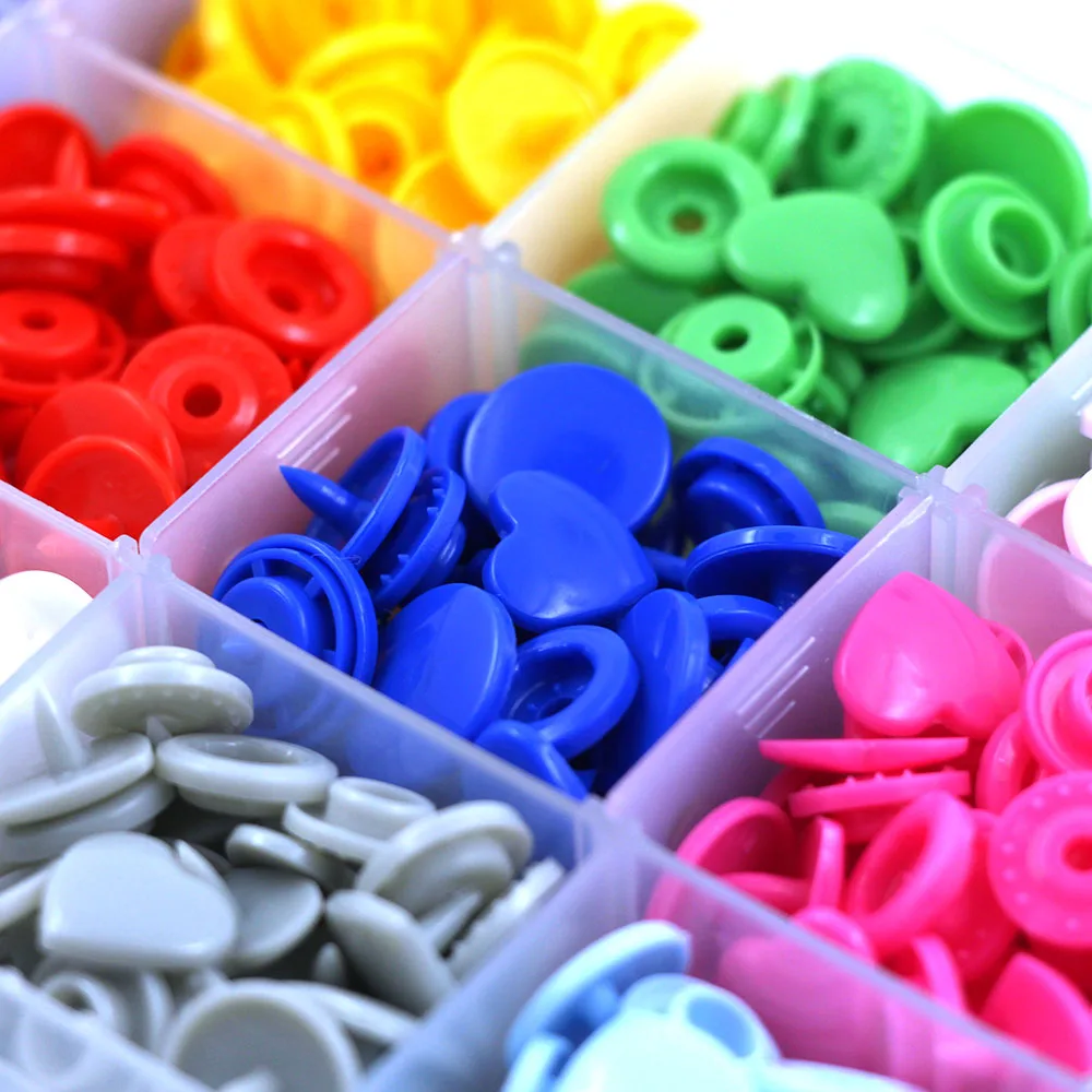 150Sets KAM Snap Button With Snaps Pliers T3/T5 Plastic Buttons For Clothes Bibs Rain Coat Press Stud Fasteners Sewing Crafts 2