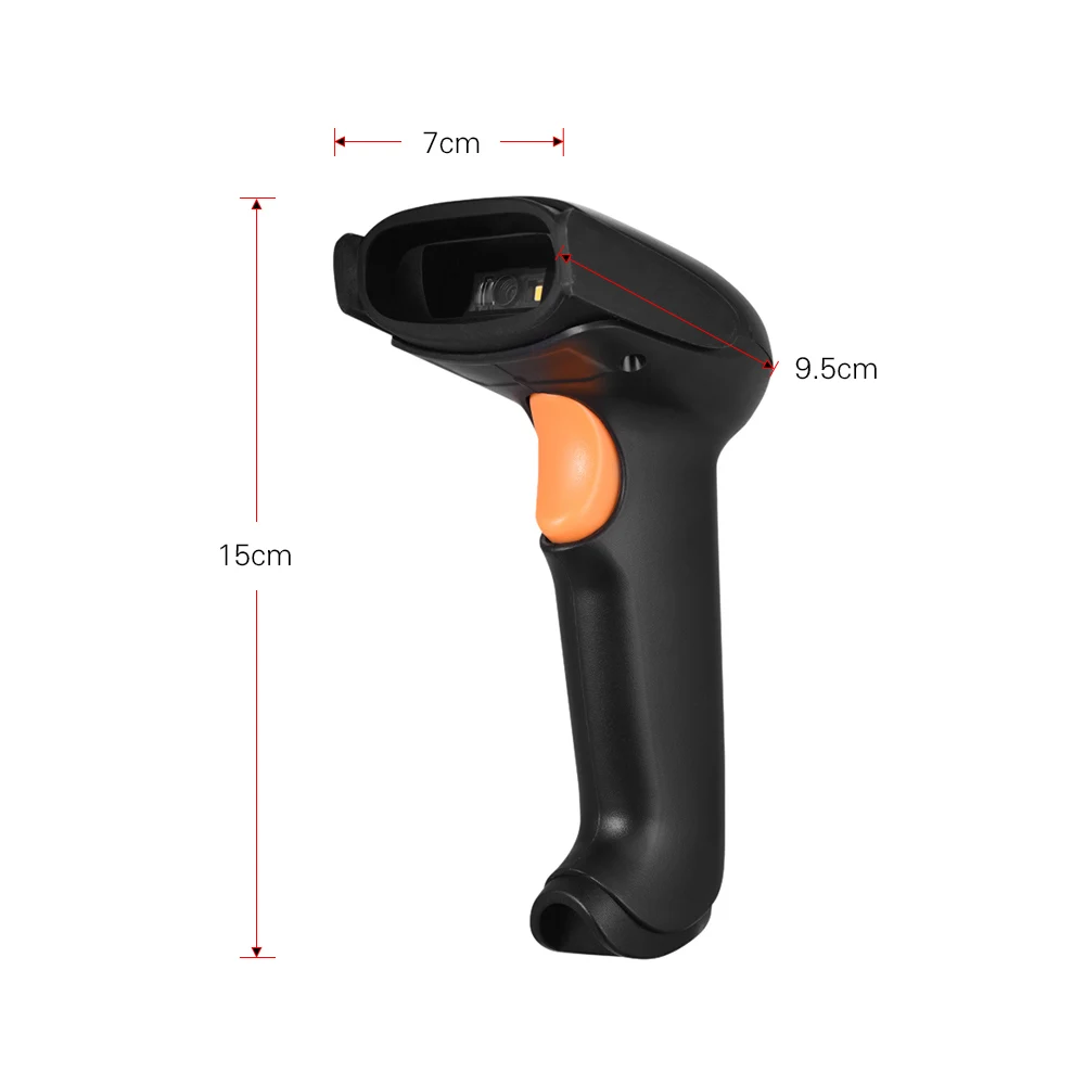 Aibecy ручной usb-cканер штрихкода 2,4G беспроводной 1D 2D QR сканер для считывания штрих-кода CMOS изображения офисные электронные сканирующие принадлежности