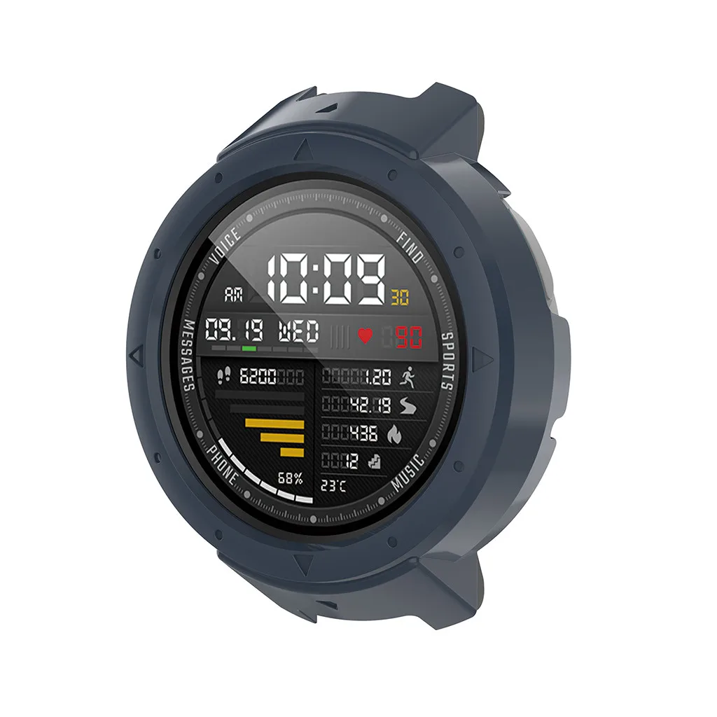 # H25 чехол для Huami Amazfit Verge Youth Smart Accessories оболочка силиконовая рамка Защитная Для
