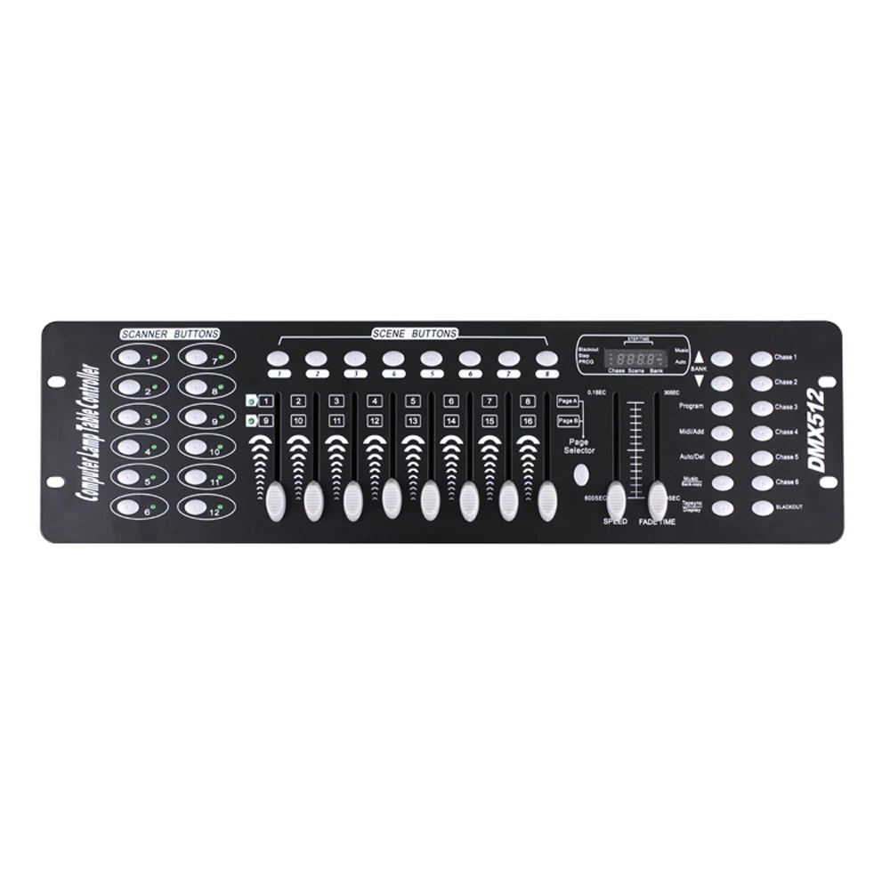 192 DMX контроллер диджей оборудование DMX 512 консольная часть освещения для светодиодный Par перемещение диджейский прожектор контроллер