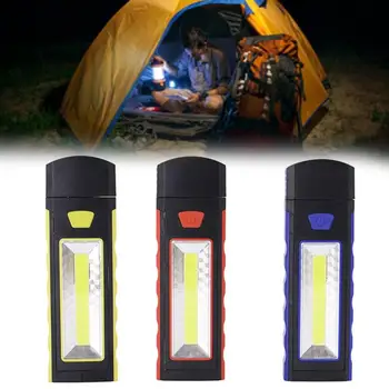 

1pcs Portable COB LED Work Light Camping Lantern Inspection Lamp Hand Torch Magneticwith Hook Magnet