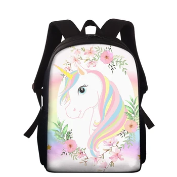 

School Bagpack For Kids Anime Unicorn Cartoon School Bags For Teenage Girls Cute Pattern Book Bags For Kids 2020