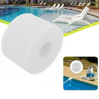 

10Pcs Swimming Pool Filter Foam Reusable Washable Sponge Suitable Bubble Jetted Pure SPA for Intex S1 Type