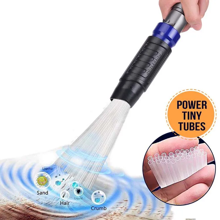 

2Pcs/Lot Dust Vacuum Cleaner Household Straw Tubes Dust Brush Remover Portable Universal Vacuum Attachment Dirt Clean Tools
