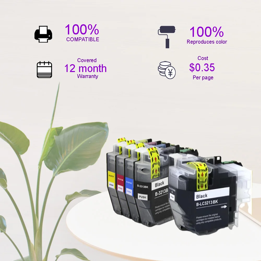 5PK Compatible for Brother LC3213 ink Cartridge suit for Brother MFC-J890DW MFC-J895DW DCP-J772DW DCP-J774DW etc