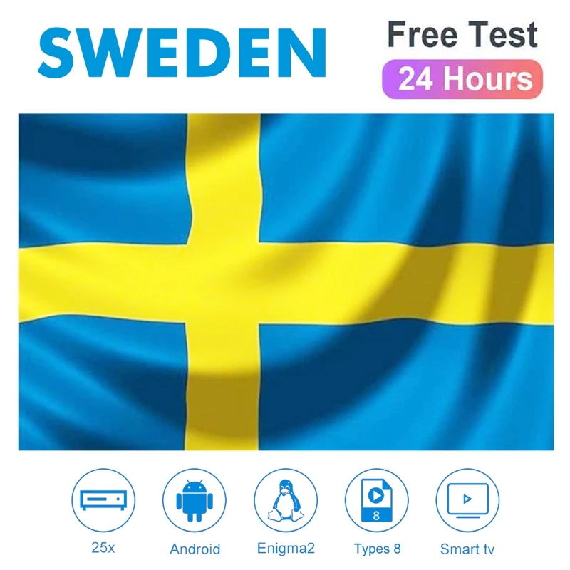 IP Netherlands TV M3U 4K Spain UK Norway Sweden Nodic Europe for Android Box Smart PC LINUX | Электроника